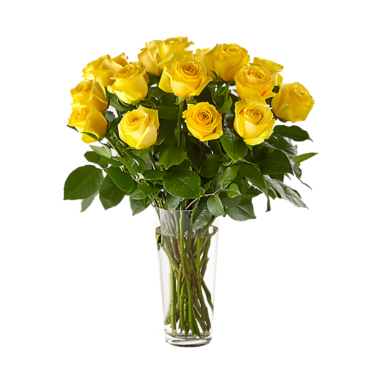 Cheerful Yellow Roses