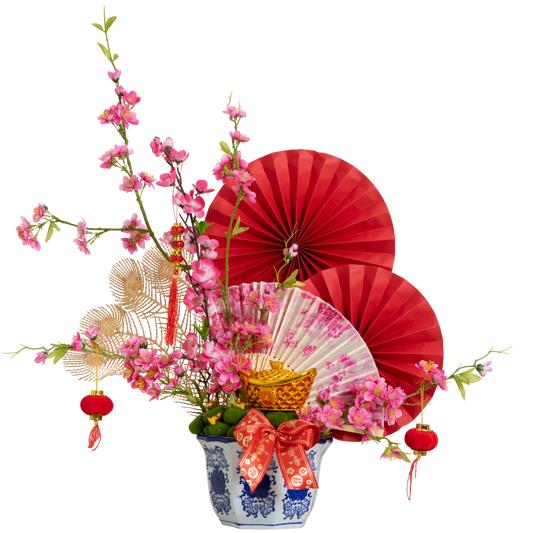 Dragonblaze Sparklers Vase (Artificial Flower)