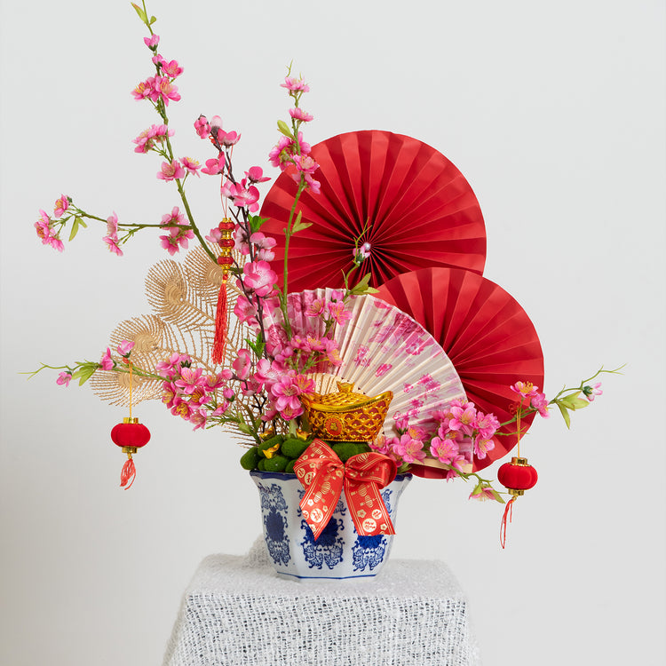 Dragonblaze Sparklers Vase (Artificial Flower)