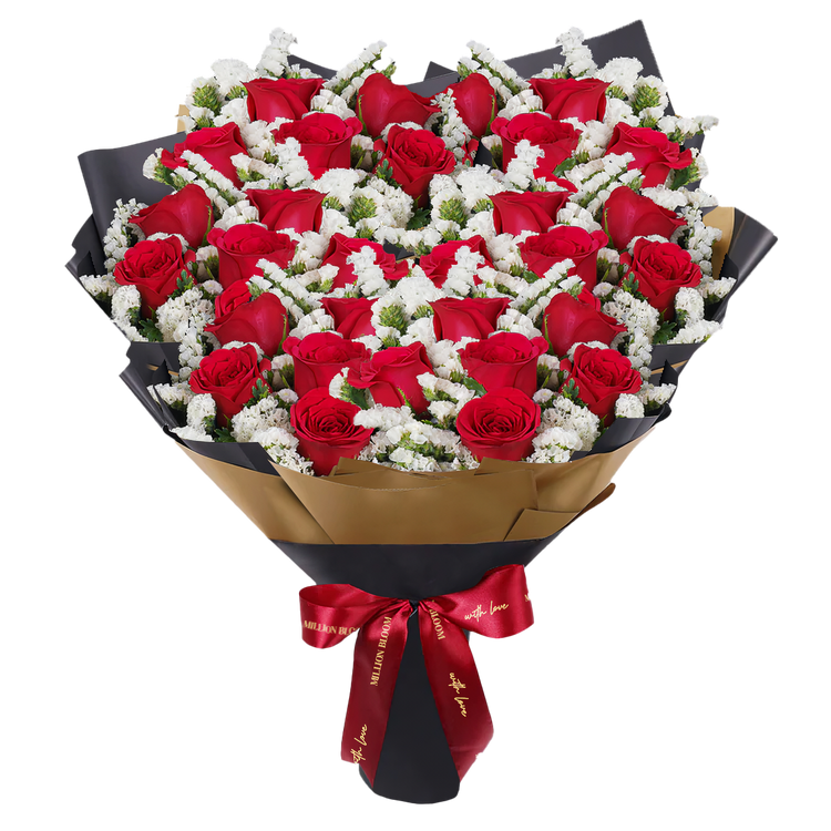 Blushing Rose Snow - The Million Bloom® -