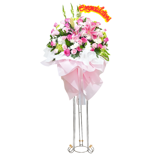 Pink Scenery - Bunga Standing