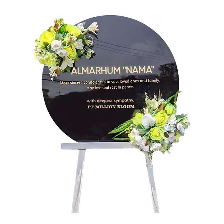 Remembrance Acrylic - Bunga Papan