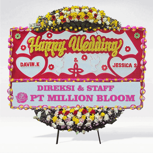 Wedding Wishes - Bunga Papan