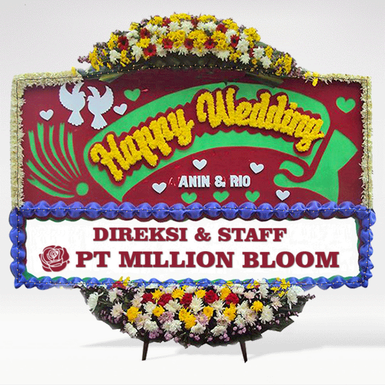 Wedding Bells - Bunga Papan - The Million Bloom® - Bunga Papan