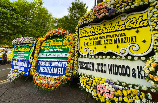 Cara Memilih Karangan Bunga Duka Cita