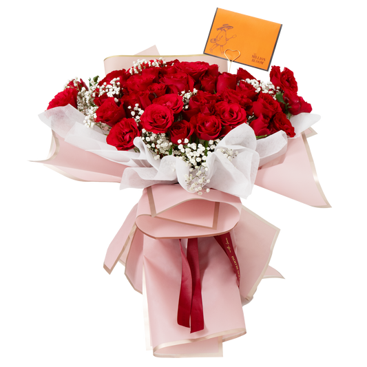 Crimson Rose Rhapsody |Toko Bunga Buket Premium Jakarta Indonesia