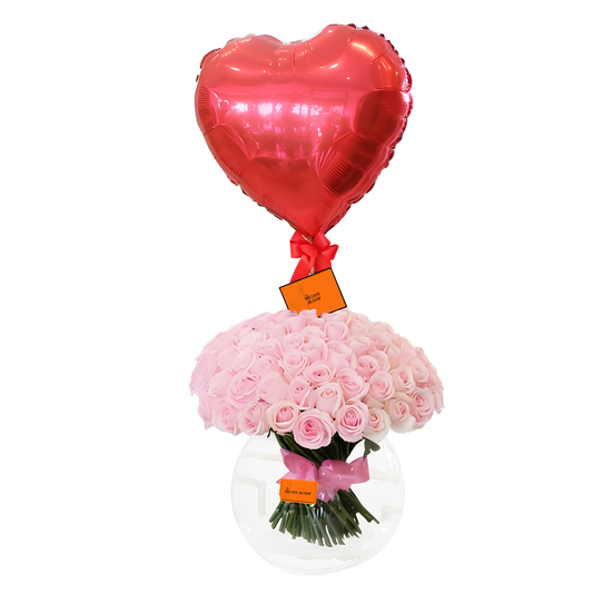 Soft Pink Blossom Vase
