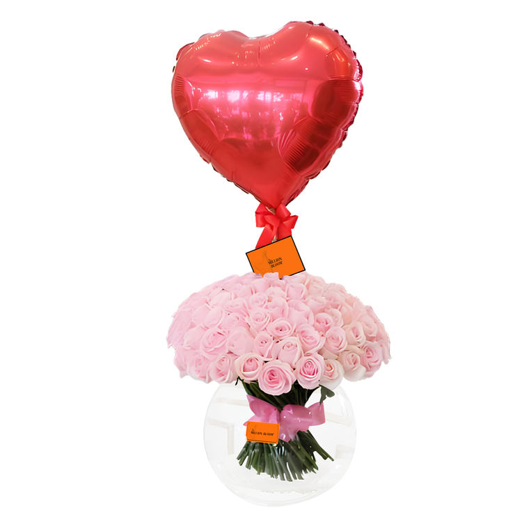 Soft Pink Blossom Vase