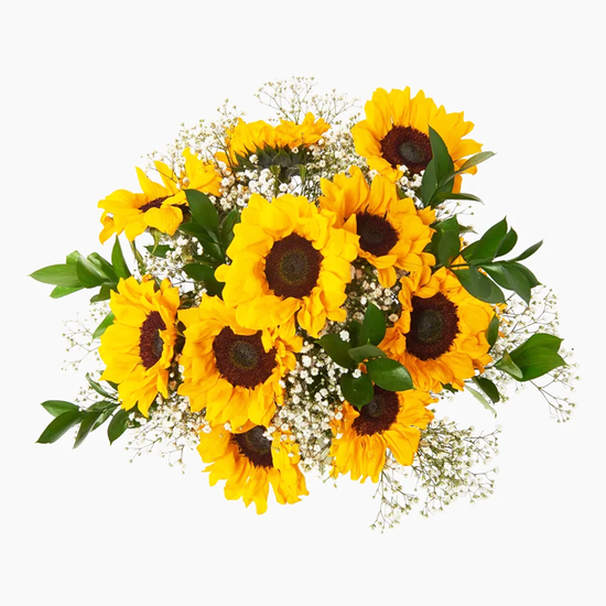 Fields of Sunshine vas bunga wisuda, anniversary, pernikahan, hari ibu. pengiriman cepat seluruh Indonesia - Million Bloom