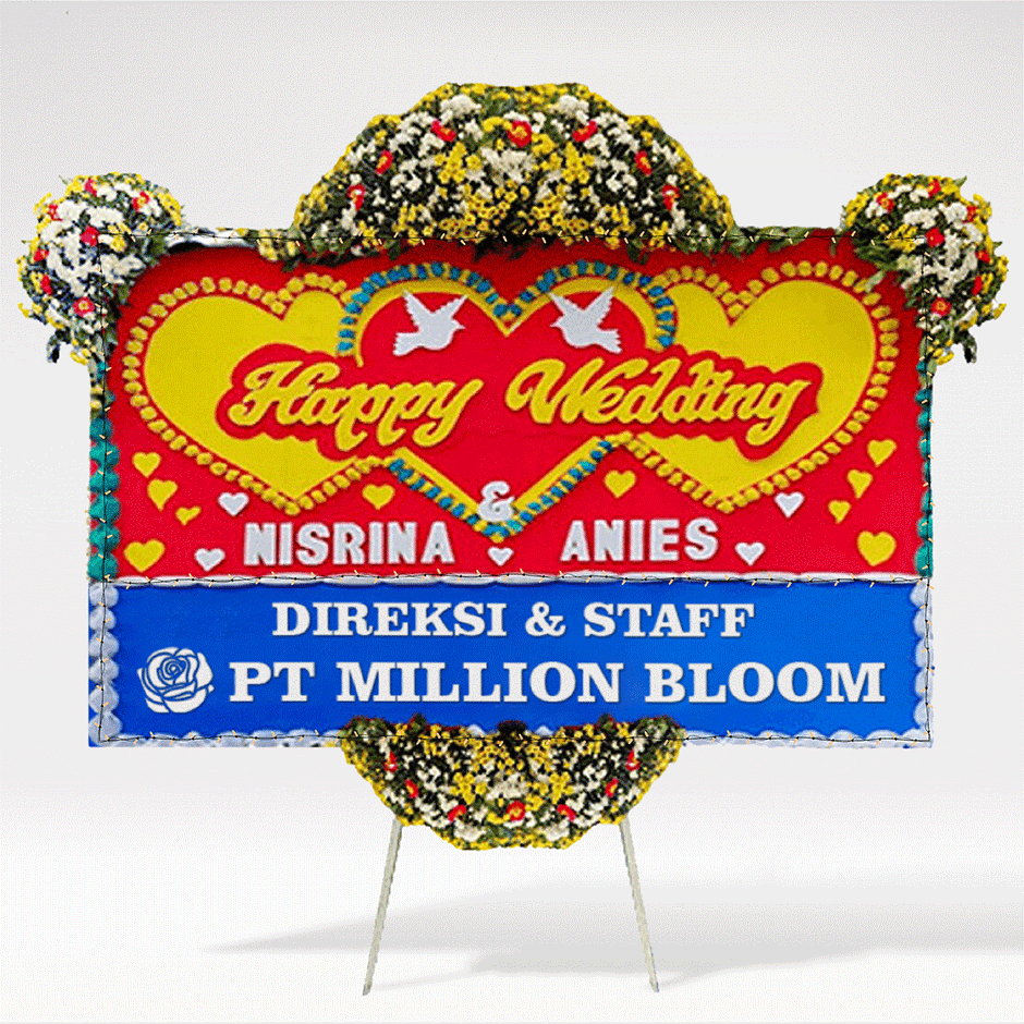 Jual Papan Bunga Pernikahan | Toko Papan Bunga Terdekat