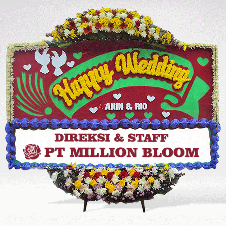 Wedding Bells - Bunga Papan - The Million Bloom® - Bunga Papan